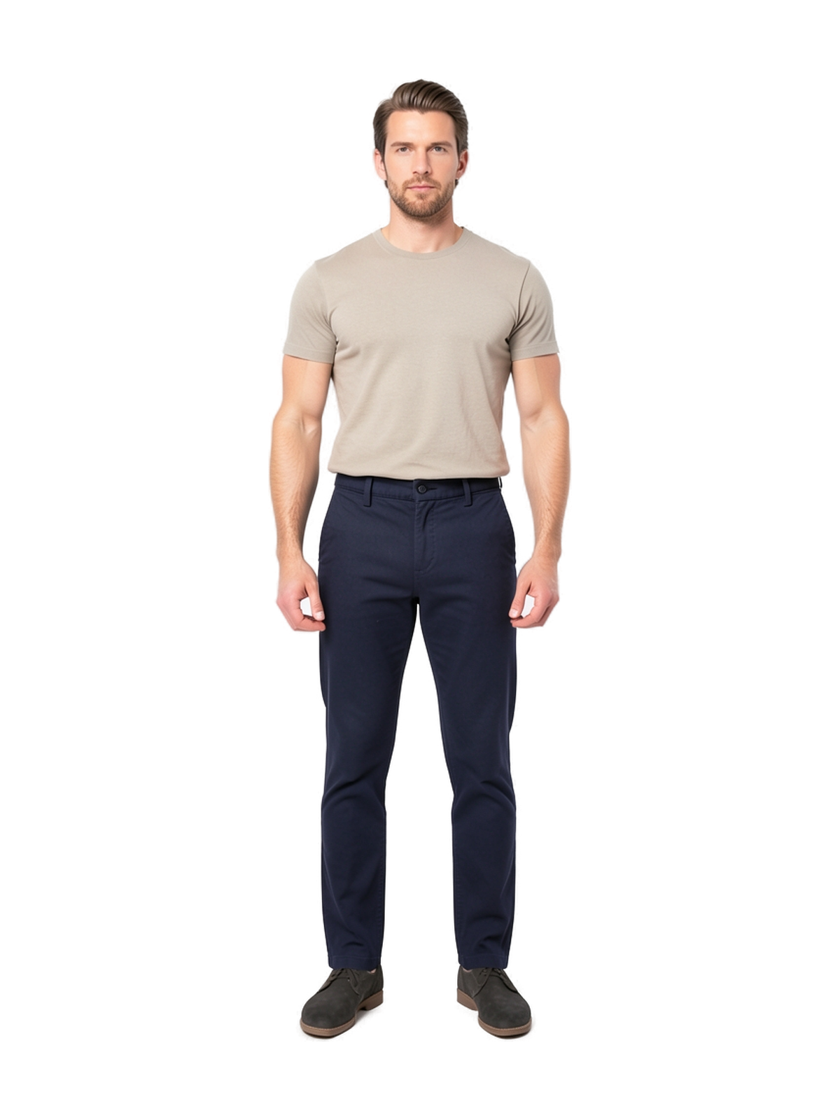 K740 - Pantalón chino hombre — portada con modelo
