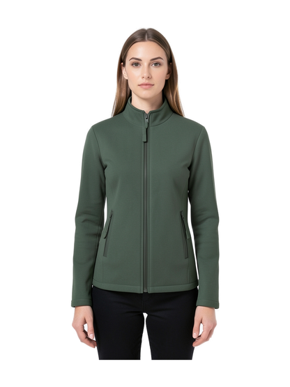 K907 - Chaqueta micropolar con cremallera mujer — portada con modelo