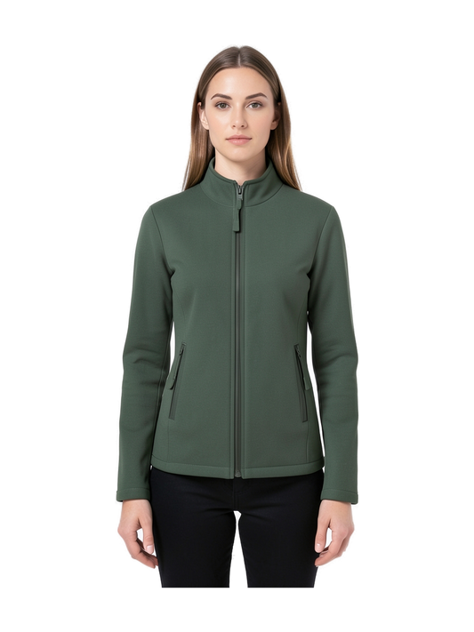 K907 - Chaqueta micropolar con cremallera mujer — portada con modelo