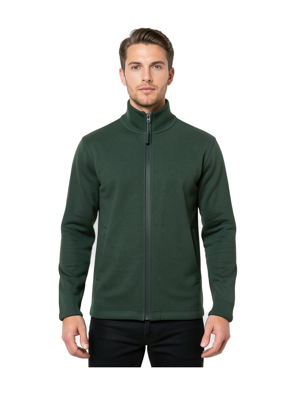 K911 - Chaqueta micropolar con cremallera hombre — portada con modelo