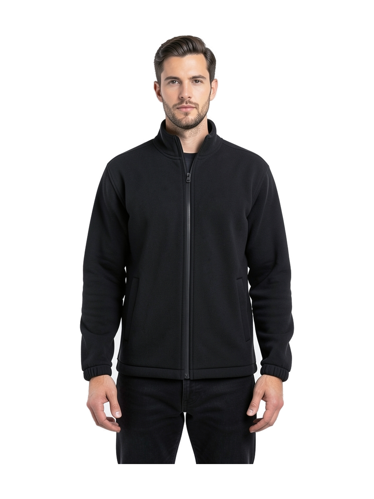 K940 - Chaqueta polar ajustable con puños elásticos — portada con modelo