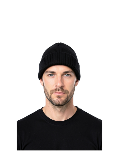 NS014 - Gorro ecorresponsable unisex — portada con modelo ajustada