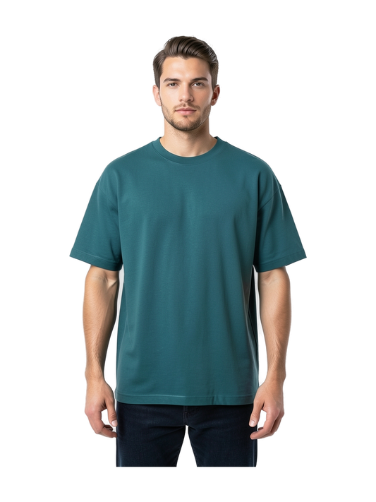 NS332 - Camiseta ecorresponsable oversize hombre — portada con modelo