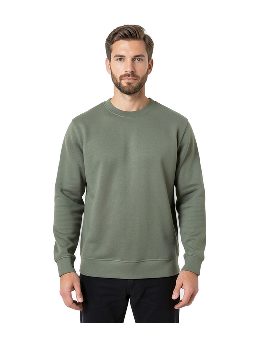 NS400 - Sudadera  ecorresponsable de cuello redondo unisex — portada con modelo