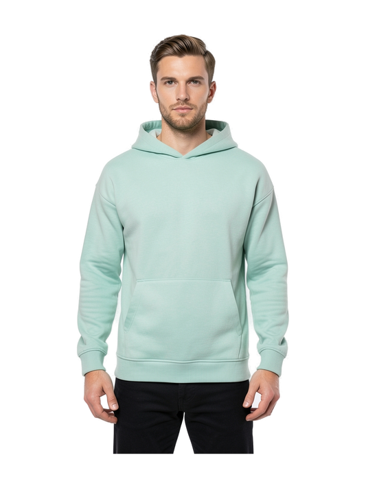 NS408 - Sudadera ecorresponsable con capucha oversize unisex — portada con modelo
