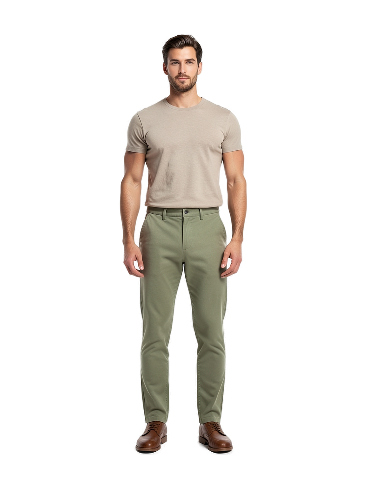 NS736 - Pantalon chino ecorresponsable hombre — portada con modelo