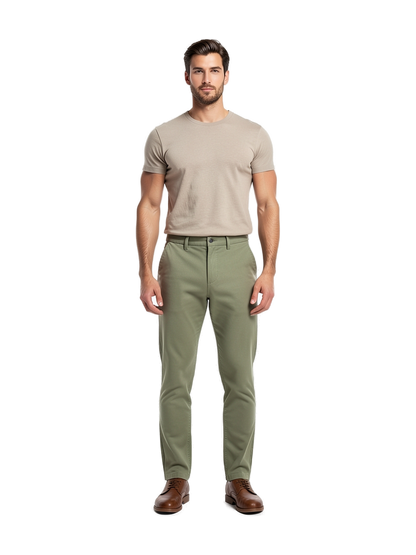 NS736 - Pantalon chino ecorresponsable hombre — portada con modelo