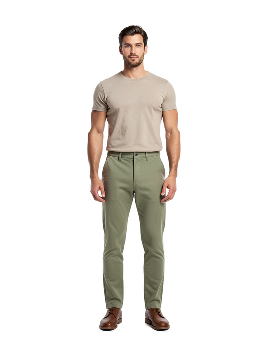 NS736 - Pantalon chino ecorresponsable hombre — portada con modelo