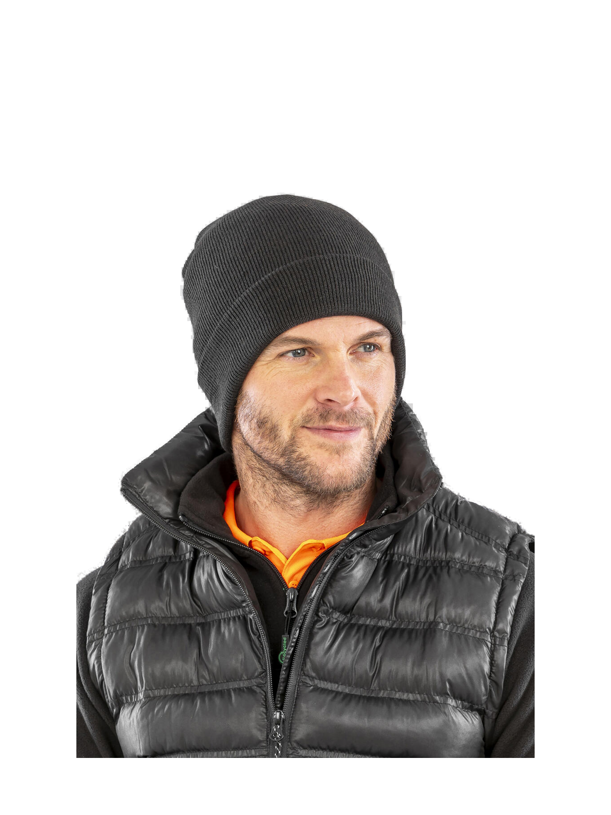 RC929X - Recycled Woolly Ski Hat — portada con modelo