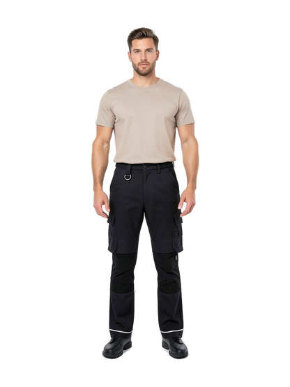 WK743 - Pantalón de trabajo performance reciclado hombre — portada con modelo
