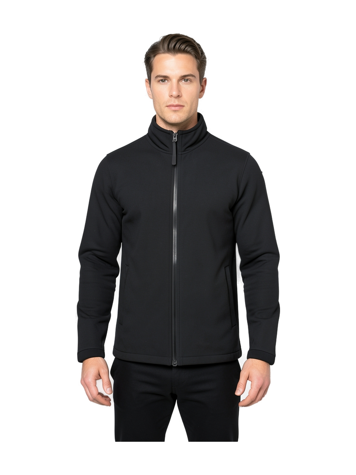 WK903 - Chaqueta micropolar con cremallera hombre — portada con modelo