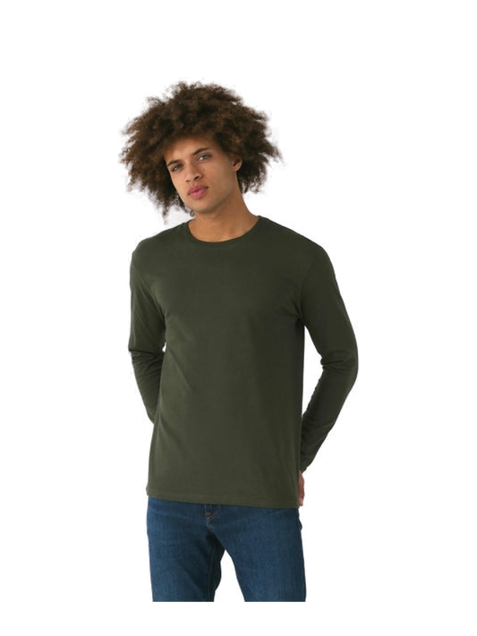 E150 - Camiseta manga larga hombre — portada manual con modelo