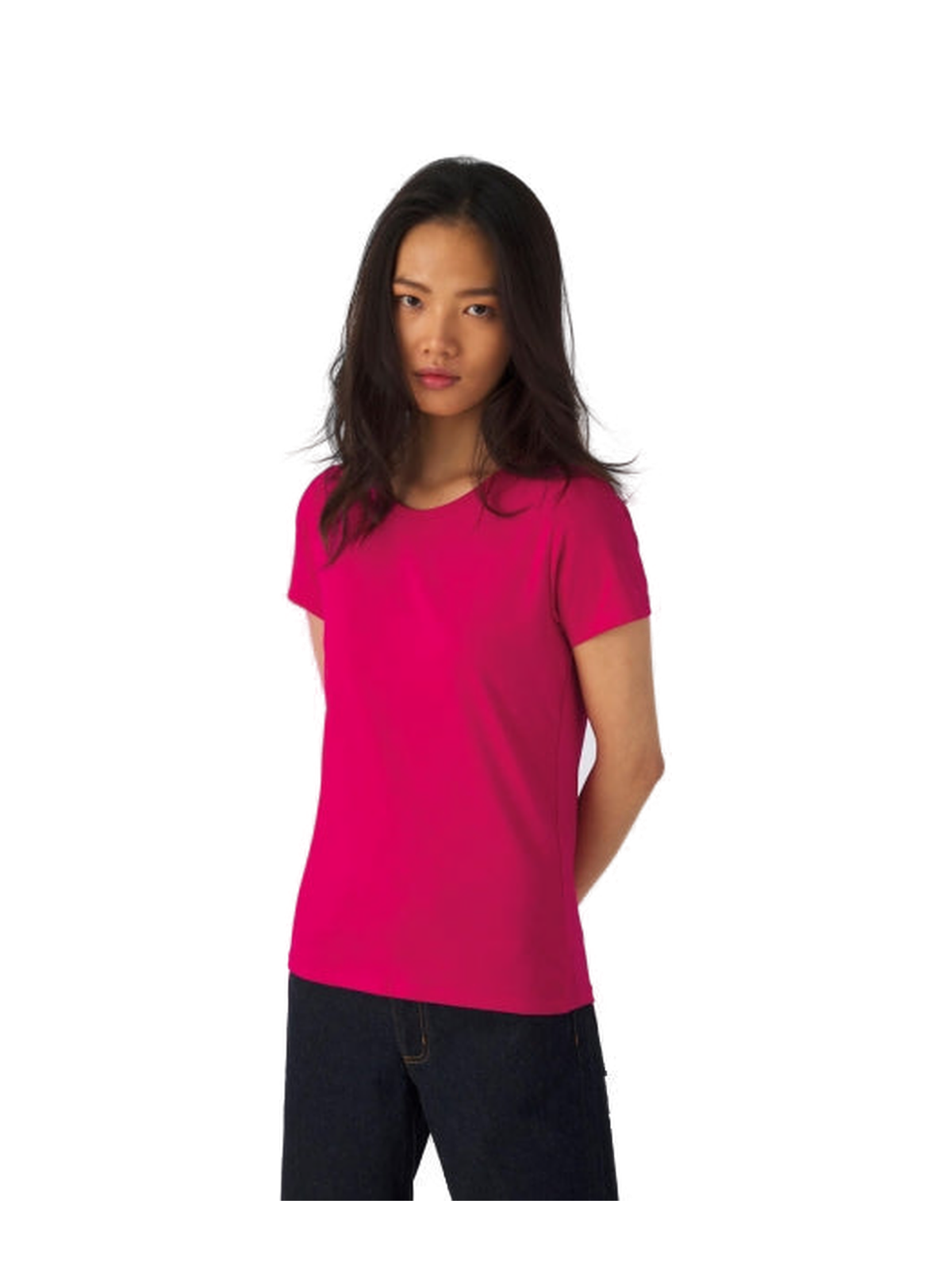E190W - Camiseta Manga corta Mujer — portada manual con modelo
