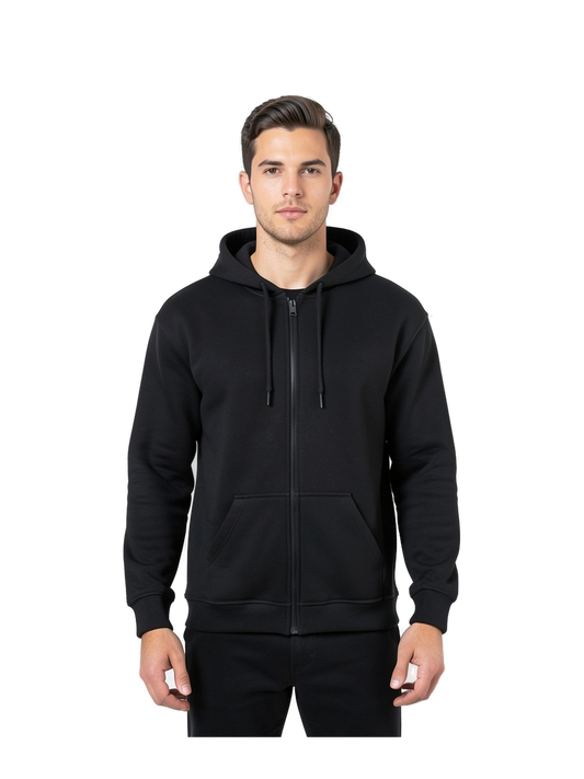G18600 - Sudadera con Capucha y Cremallera Heavy Blend — portada manual con modelo