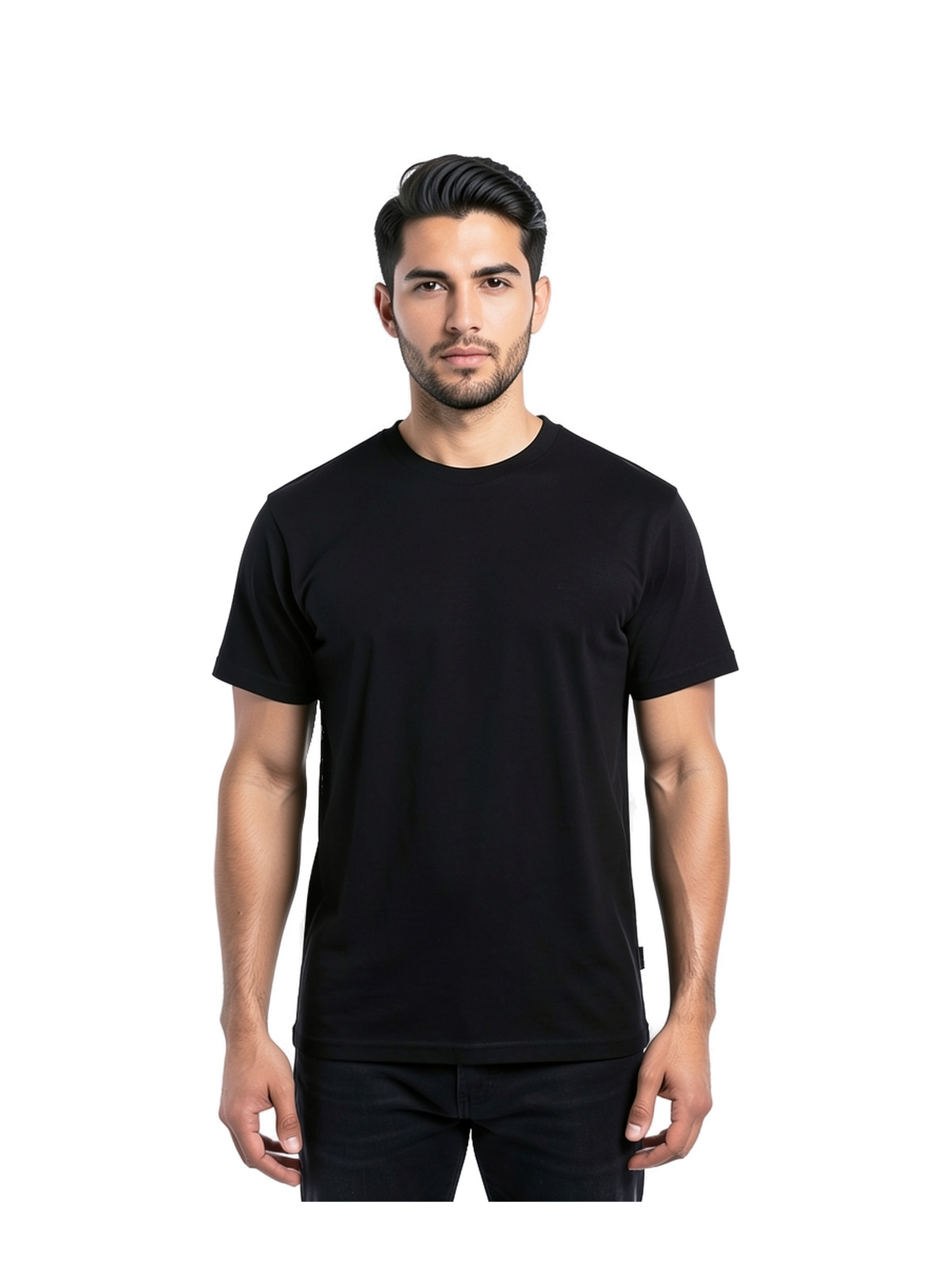 G5000 – Camiseta Heavy Adulto — portada manual con modelo