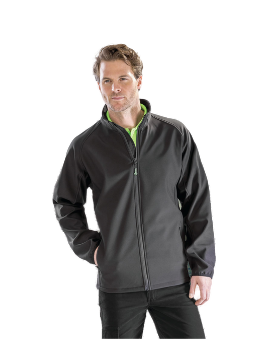 R231M - Chaqueta Softshell Printable hombre — portada manual con modelo