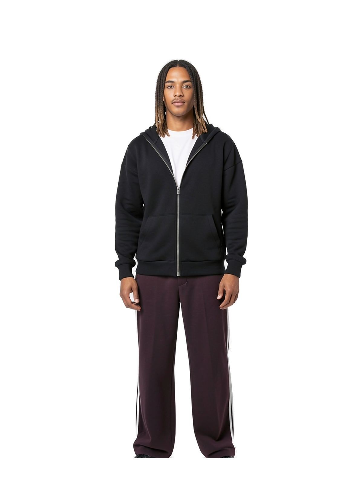 WG003 - Chaqueta con Cremallera y Capucha Influence Adulto Unisex — portada manual con modelo
